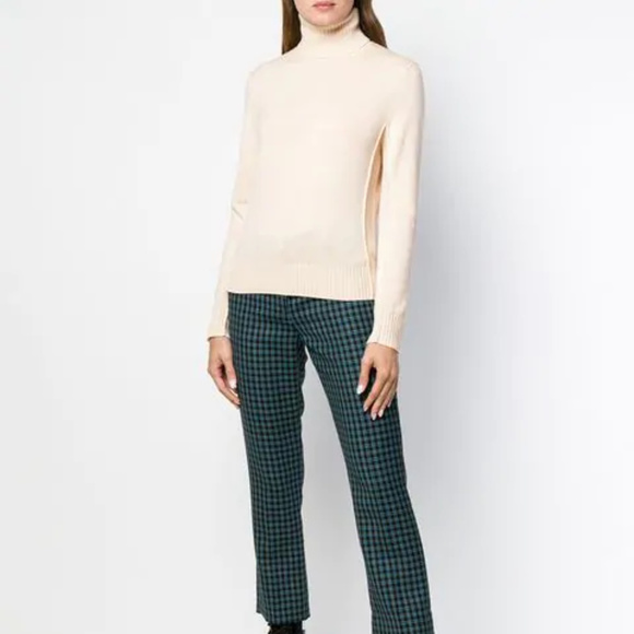 Chloé Turtleneck Sweater Pullover Buttercream S ❤ - Picture 2 of 6